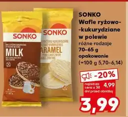 Kaufland Sonko Wafle ryżowo-kukurydziane w polewie oferta