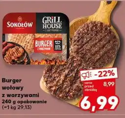 Kaufland Sokołów Grill House Burger wołowy z warzywami oferta