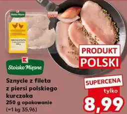 Kaufland Stoisko Mięsne Sznycle z fileta z piersi polskiego kurczaka oferta