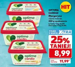 Kaufland OPTIMA CARDIO Margaryna różne rodzaje oferta