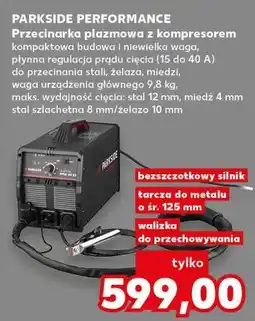 Kaufland Parkside Performance Przecinarka plazmowa z kompresorem oferta