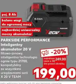 Kaufland Parkside Performance Inteligentny akumulator 20 V 8.0Ah oferta