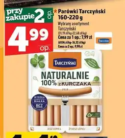 Topaz Parówki Tarczyński Naturalnie 100% z kurczaka oferta