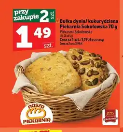 Topaz Bułka dynia Piekarnia Sokołowska oferta