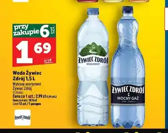 Topaz Woda niegazowana Żywiec Zdrój oferta