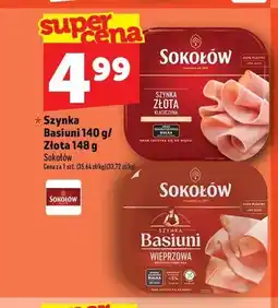 Topaz Szynka Basiuni wieprzowa Sokołów oferta