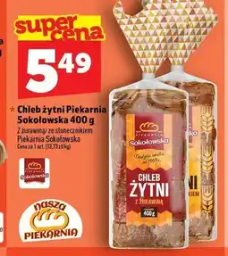 Topaz Chleb żytni Piekarnia Sokołowska oferta