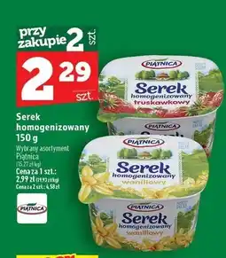 Topaz Serek homogenizowany truskawkowy Piątnica oferta