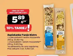 Netto Zapiekanka Twoje Bistro z pieczarkami i serem mozzarella oferta