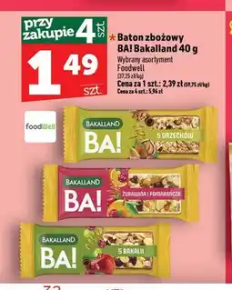 Topaz Baton zbożowy BA! 5 orzechów Bakalland oferta
