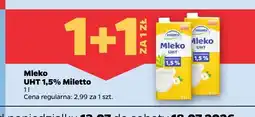 Netto Mleko UHT 1,5% Miletto oferta