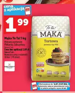 Topaz Mąka pszenna tortowa typ 450 To Ta! oferta