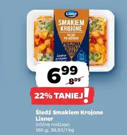 Netto Śledź Smakiem Krojone Lisner pieczona papryka oferta