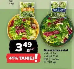 Netto Mieszanka sałat Mix & Eat oferta