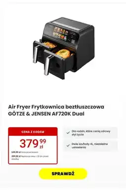 Media Expert Frytkownica beztłuszczowa Götze & Jensen AF720K Dual oferta