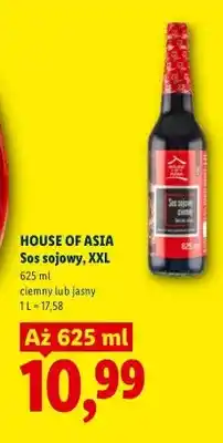 Lidl Sos sojowy jasny House of Asia XXL oferta