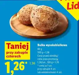 Lidl Bułka wysokobiałkowa Piekarnia Lidla oferta