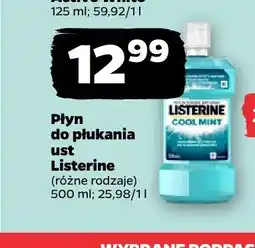 Netto Płyn do płukania ust Listerine Cool Mint oferta