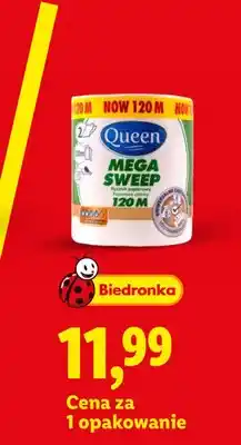 Lidl Ręcznik papierowy 2-warstwowy Queen Mega Sweep oferta
