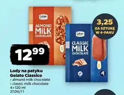 Netto Lody na patyku Gelato Classico Almond Milk Chocolate 4-pak oferta
