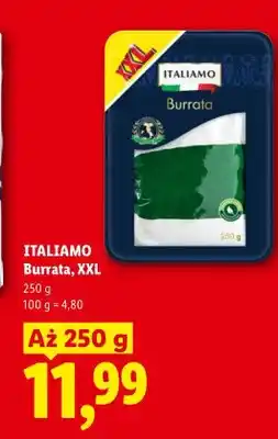 Lidl Burrata Italiamo XXL oferta