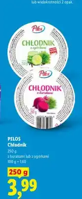 Lidl Chłodnik Pilos z ogórkami oferta