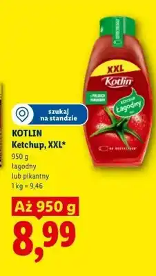 Lidl Ketchup łagodny Kotlin XXL oferta