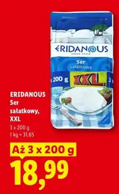 Lidl Ser sałatkowy Eridanous XXL 3-pak oferta