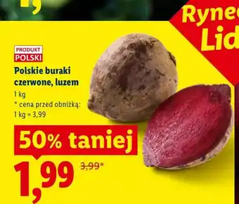 Lidl Buraki czerwone polskie oferta