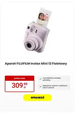 Media Expert Aparat fotograficzny natychmiastowy FUJIFILM Instax Mini 12 Fioletowy oferta