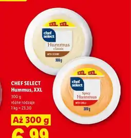 Lidl Hummus classic Chef Select XXL oferta