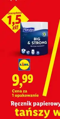 Lidl Ręcznik papierowy 3-warstwowy Floralys Big & Strong oferta