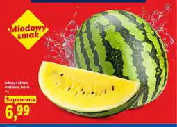 Lidl Arbuz z żółtym miąższem luzem oferta