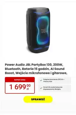 Media Expert Power Audio JBL PartyBox 130 oferta