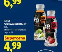 Lidl Kefir wysokobiałkowy Pilos High Protein jabłko-banan oferta