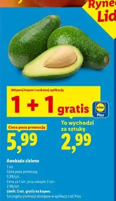 Lidl Awokado zielone Ryneczek Lidla oferta