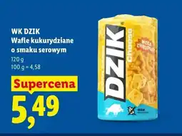 Lidl Wafle kukurydziane o smaku serowym WK Dzik oferta
