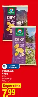 Lidl Chipsy Przysnacki Spacer pod Giewontem Ser Górski oferta