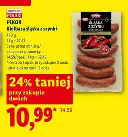 Lidl Kiełbasa śląska z szynki Pikok oferta