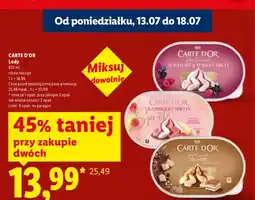 Lidl Lody Carte d'Or Yoghurt & Forest Fruit oferta