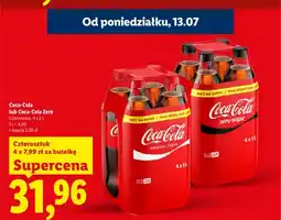 Lidl Napój gazowany Coca-Cola 4-pak oferta