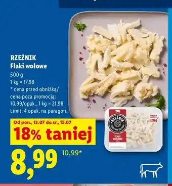 Lidl Flaki wołowe Rzeźnik oferta