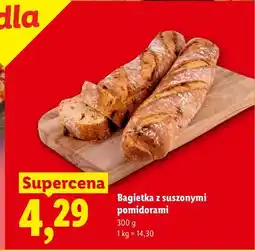 Lidl Bagietka z suszonymi pomidorami Piekarnia Lidla oferta