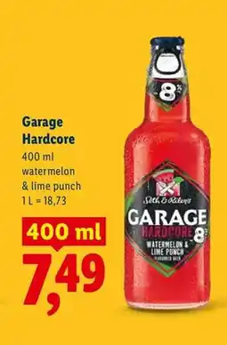 Lidl Piwo Garage Hardcore watermelon & lime punch oferta