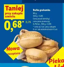 Lidl Bułka grahamka Piekarnia Lidla oferta