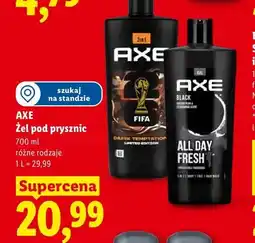 Lidl Żel pod prysznic Axe Dark Temptation oferta