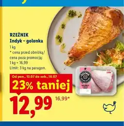 Lidl Indyk - golonka Rzeźnik oferta