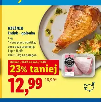 Lidl Indyk - golonka Rzeźnik oferta