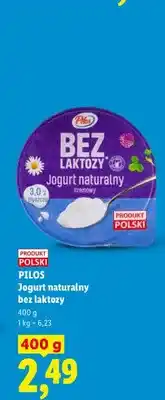 Lidl Jogurt naturalny bez laktozy Pilos oferta