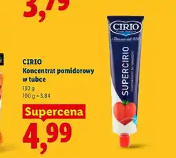 Lidl Koncentrat pomidorowy w tubce Cirio oferta